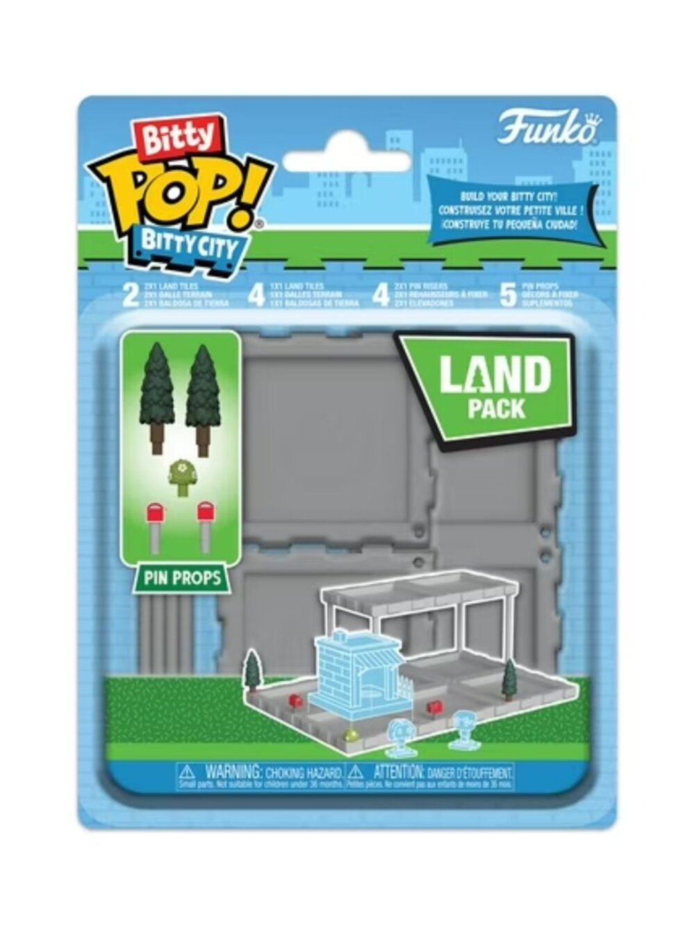 Funko Bitty POP! City: Expansion - Land Kit PACK  Vinyl Mini-Figures, NEW